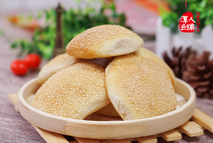 平潭光饼 原味无馅 芝麻光饼烧饼 福建福清光饼特产小吃休闲零食 30个