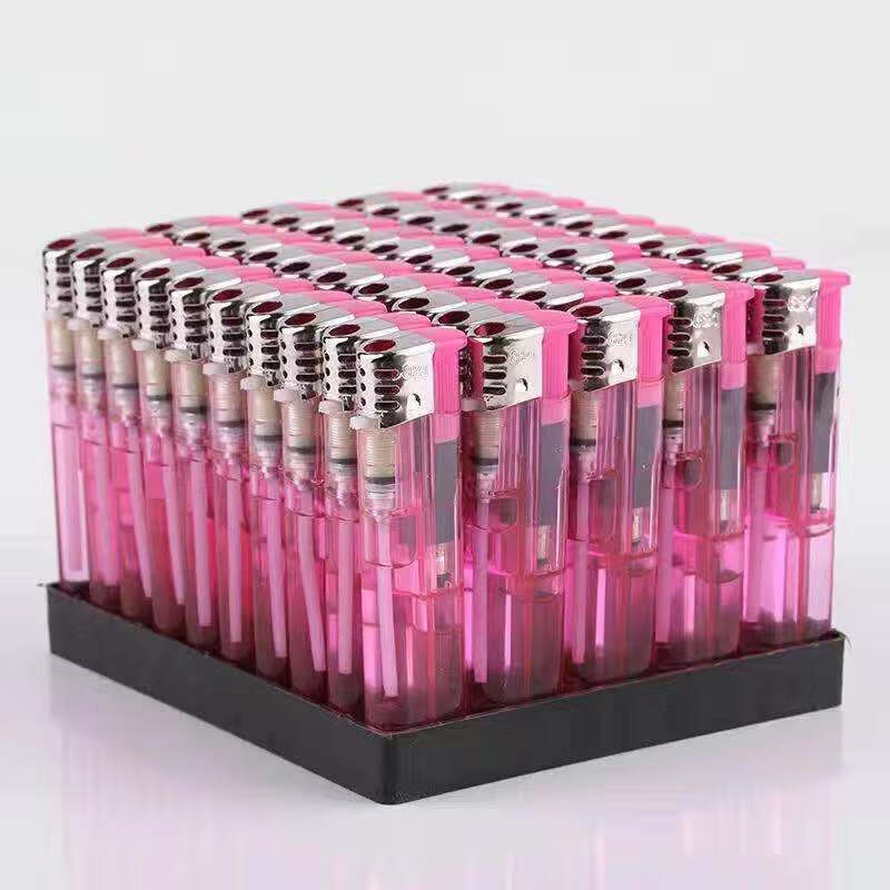 防风打火机家用超市一次性打火机普通明火防爆便宜耐用防风中国风10支