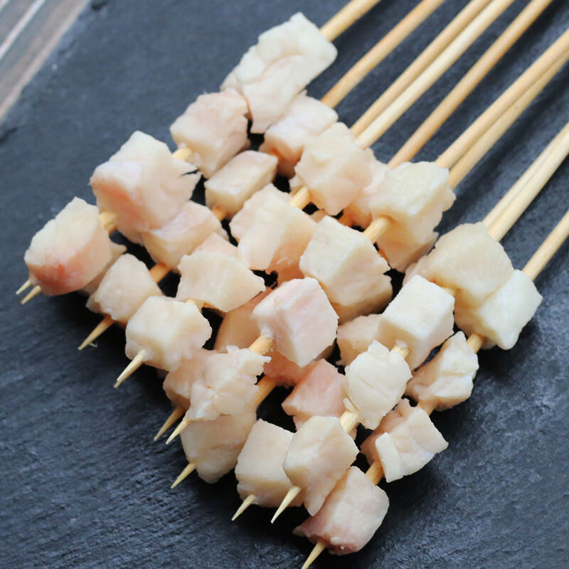 奶香牛油小串烧烤油炸铁板食材食用冻货商用小肉串牛胸口油100/串 奶