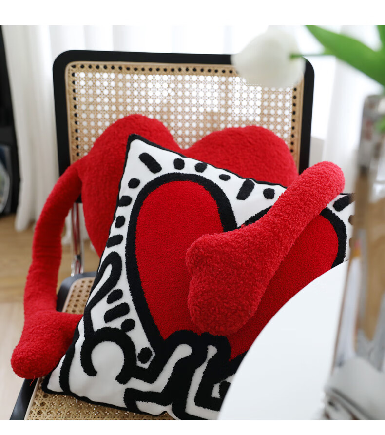 异形抱枕抱枕定制照片宿舍靠枕zoodii创意异形爱心波普后现代沙发抱枕