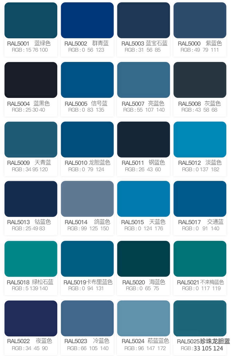 三和手摇自动喷漆劳尔色卡ral7001银灰色金属设备翻新修补防锈漆 ral