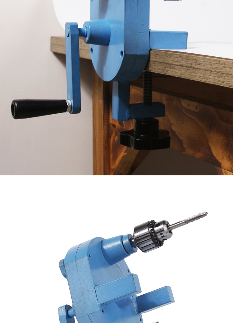 精密手动微型小型修牙机回牙机手摇式攻牙机攻丝机修牙机人力攻丝