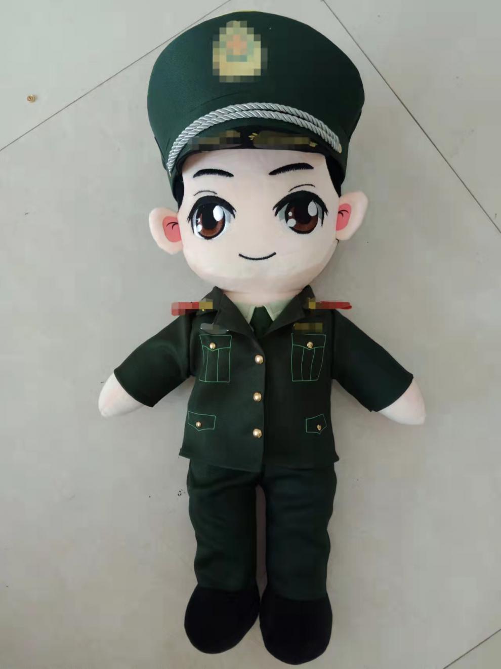 六一儿童节礼物兵哥哥公仔兵哥哥迷彩公仔礼物娃娃玩偶退伍战友军恋