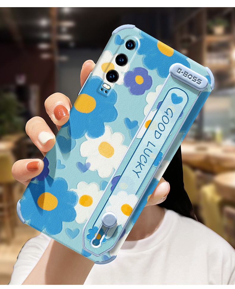 花语腕带华为p30手机壳p30pro女款huawie保护套p30硅胶por磨砂pr0防摔