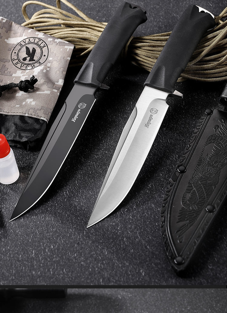 匕手特种 俄罗斯凤凰克服军工一体式户外刀具锋利高硬度求生刀随身刀