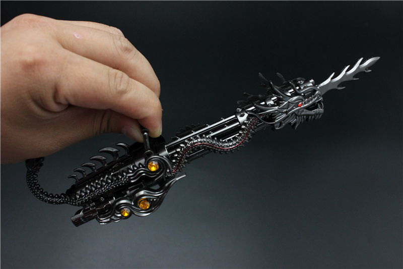 加特林抢摆件穿越挑战生化模式炼神器炼狱加特林全金属摆件玩具枪 18