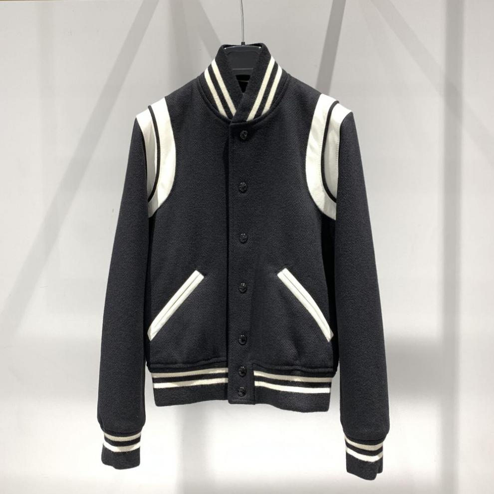 saintlaurent圣罗兰女士黑色棒球服376283y180wfr34