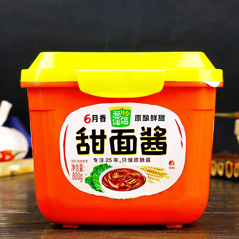 葱伴侣甜面酱400g*6家用大葱蘸酱煎饼果子北京烤鸭炸酱面手抓饼酱