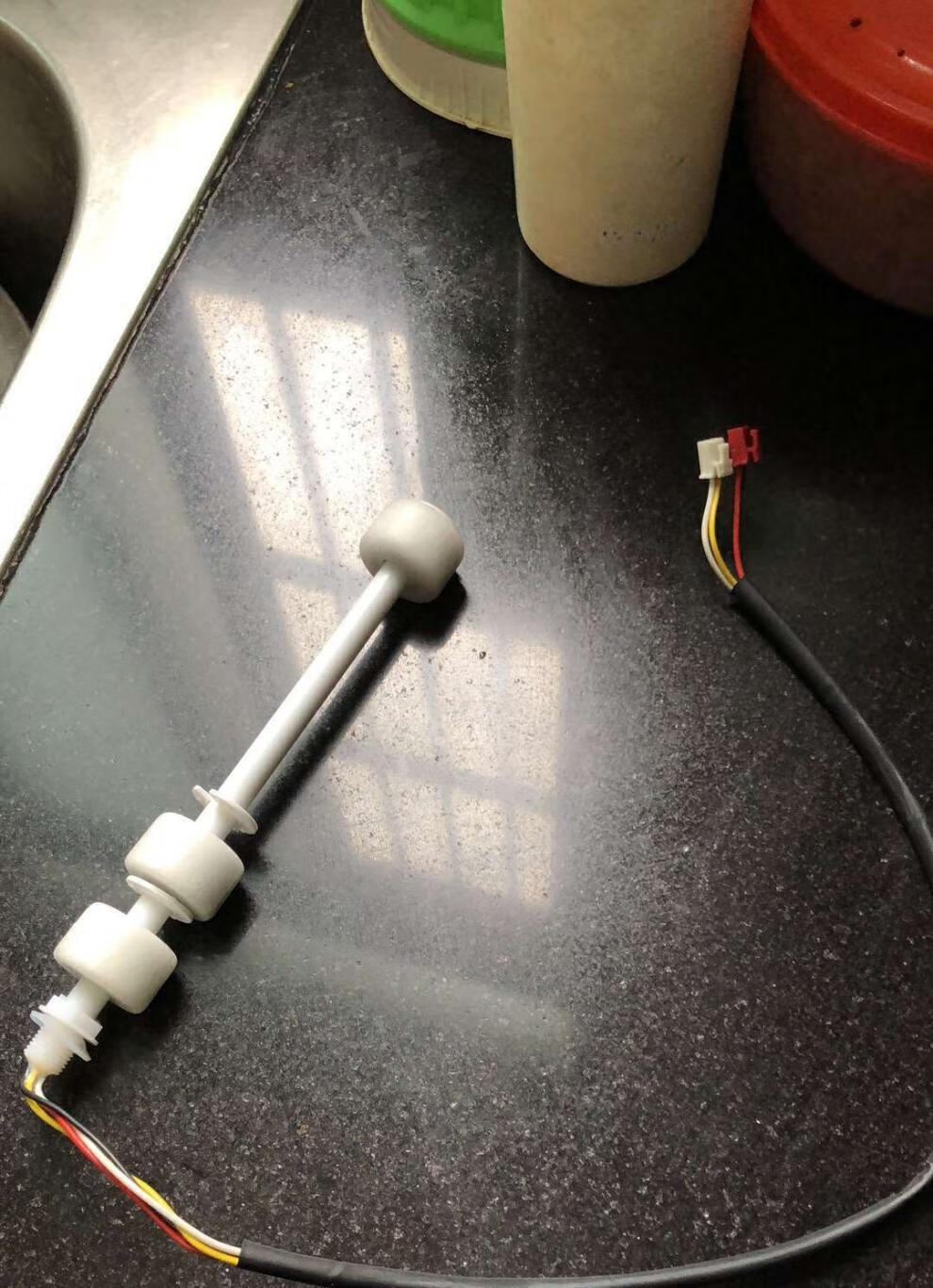 净水机冷热一体水箱单浮子pp双浮球液位开关传感器三线水位控制 环保