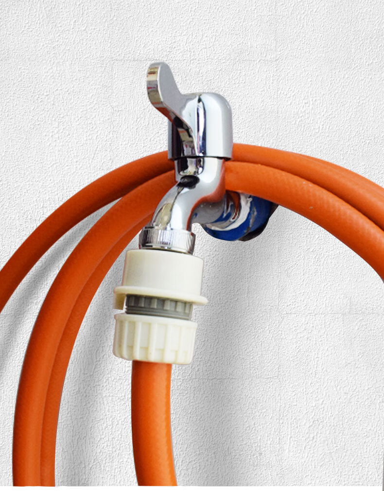 器洗车水管接口软管快速转接头卡扣式连接洗衣机水龙头快接5米软管