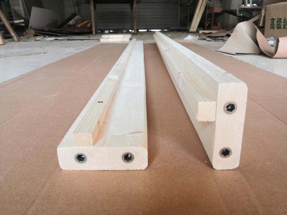 床帮床母床边实木龙骨架松木方木料床横梁横杆条床板条床子支撑腿a款