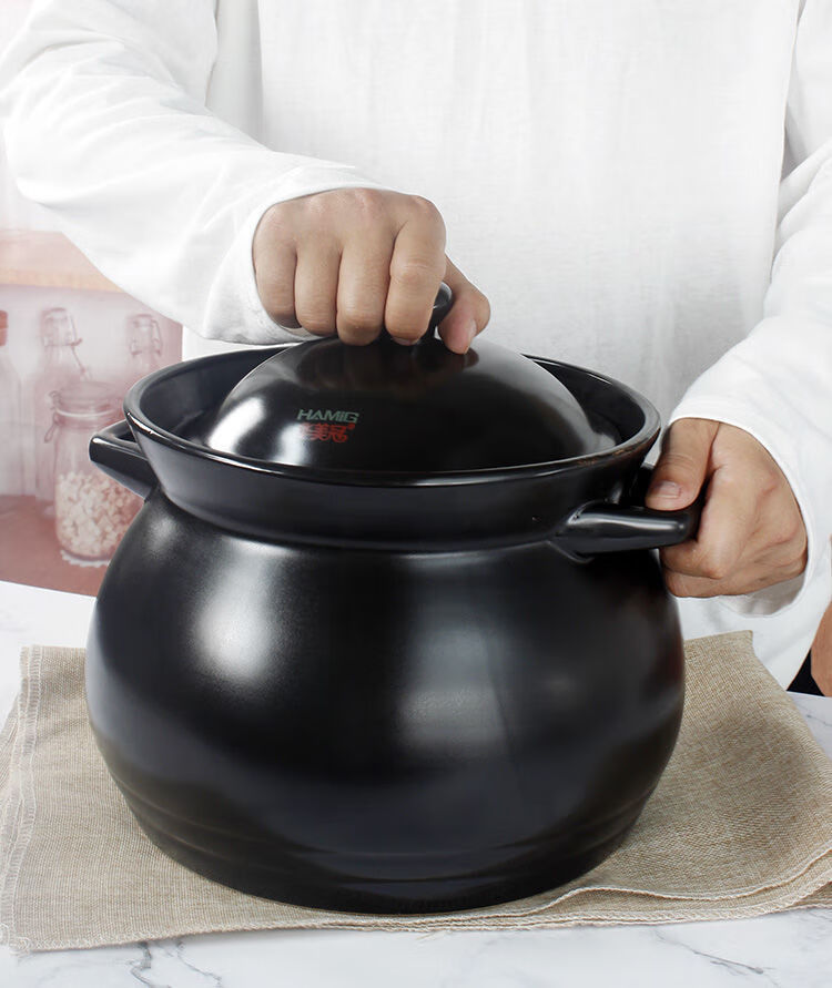 炖排骨的砂锅6升8升10升13升超大砂锅煲家用燃气明火特大号陶瓷沙锅