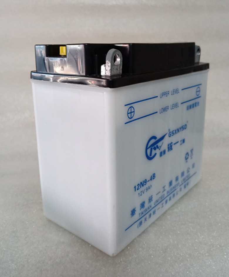 适配福田宗申力帆150三轮摩托车12v9a摩托车电瓶大容量免维护蓄电池