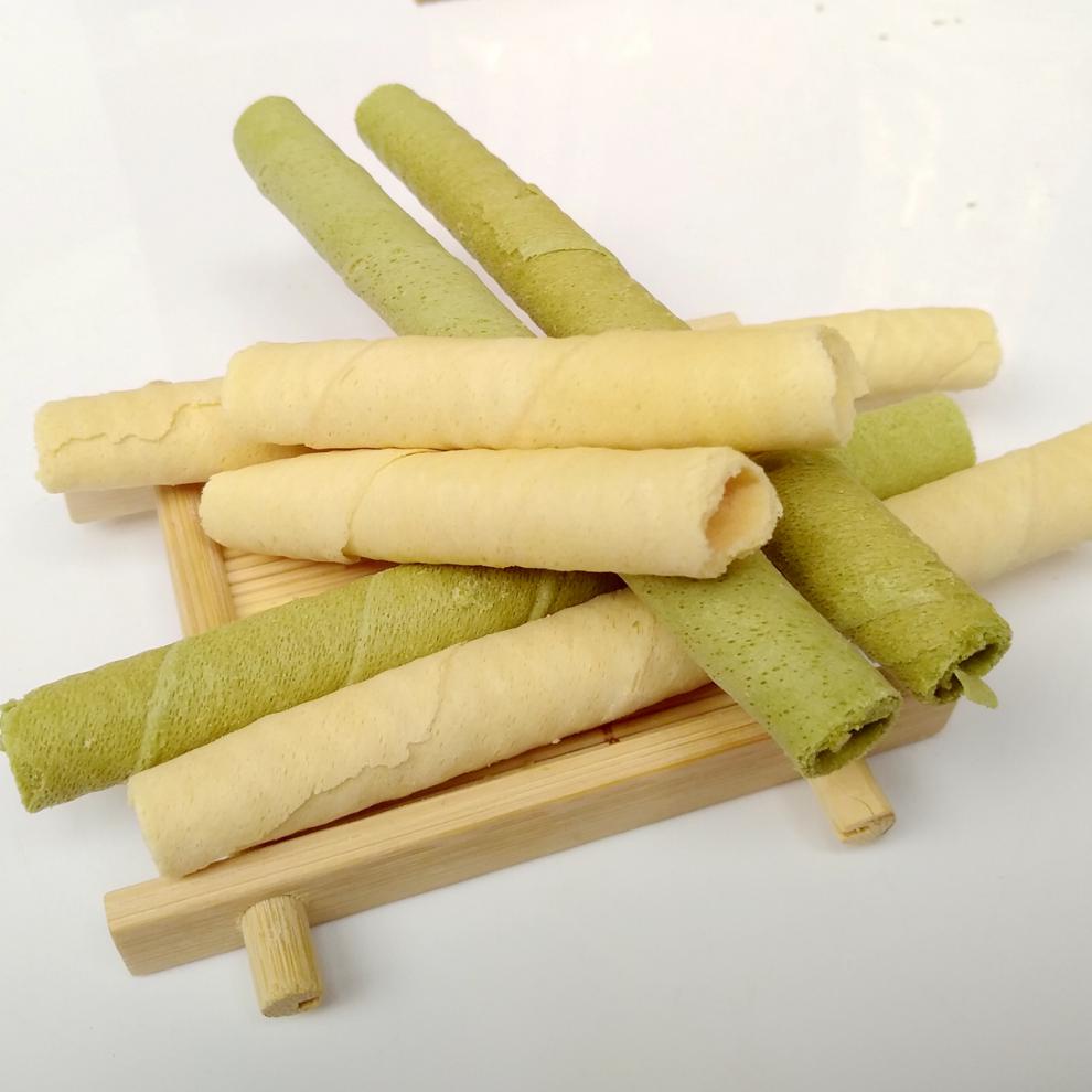 夹心蛋卷102g3盒抹茶椰子香草味注心饼干点心三种口味随机6盒可自选