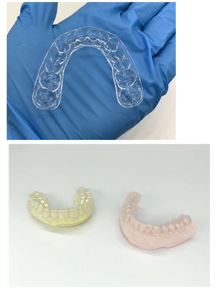 定制透明保持器成人牙套隐形压膜片大人儿童纠正牙齿舒适美观15毫米