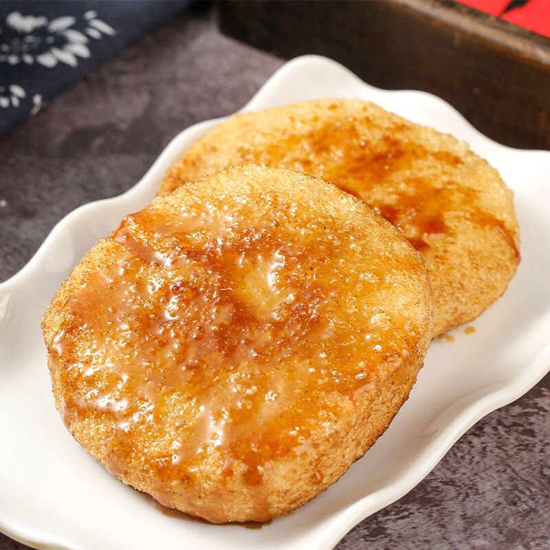 糯米红糖糍粑湖南特产手工年糕粑粑纯糯米麻糍果驴打滚美食早餐原味