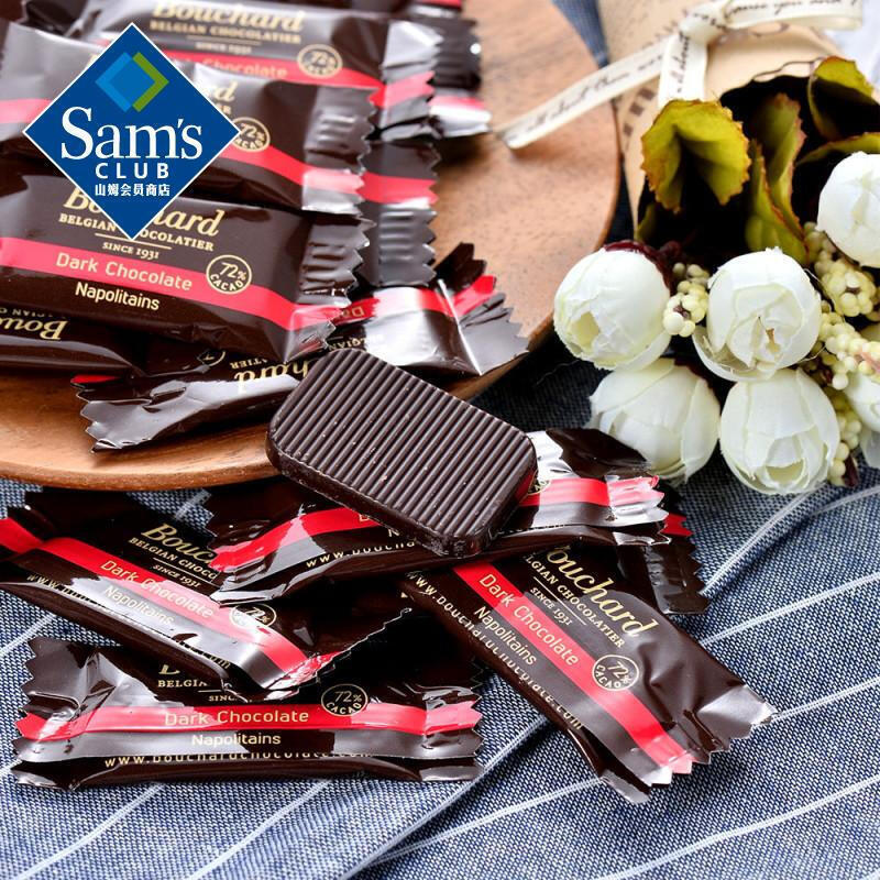 山姆会员店 bouchard 比利时进口布夏黑巧克力500g 黑巧克力(红色)