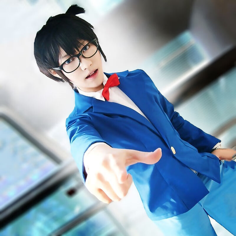 景霸【】名侦探柯南衣服基德柯南cos服cosplay服装儿童成人版全 外套