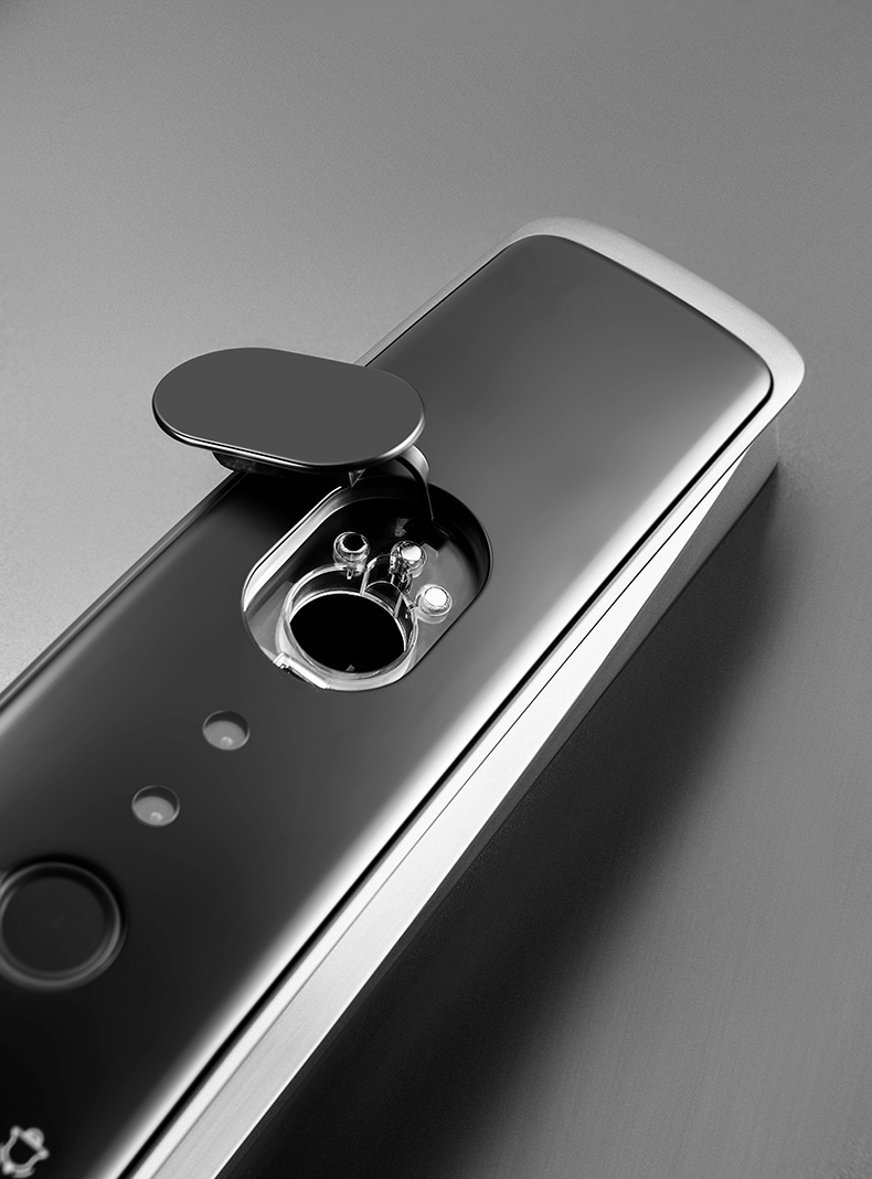 名门指纹锁密码锁家用防盗门自动可视猫眼智能锁智能门锁k3pro可视