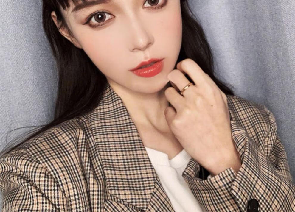 二次元眉上齐刘海假发片一刀齐空气刘海隐形蓬松齐刘海眉上刘海片 深