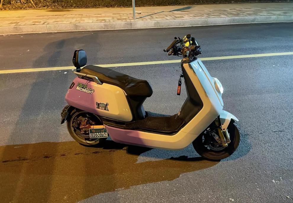 小牛电动车n1/n1s nqi全套纯色水泥灰拉花车壳改装烤漆定制外壳 天蓝