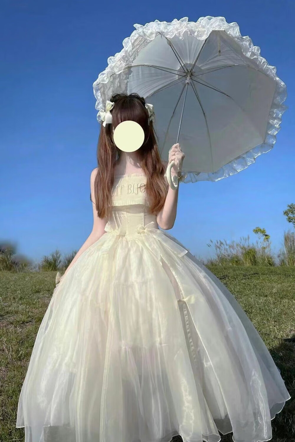 洛丽塔裙子全款现货 宝石芭蕾洛丽塔jsk裙小宝石lolita花嫁吊带礼服裙