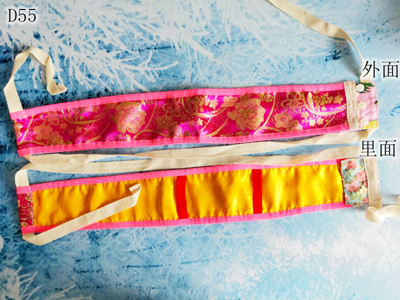 南极人月月红d55女共享私房带仿老款卫生带丝绸缎真丝月经带传统样式