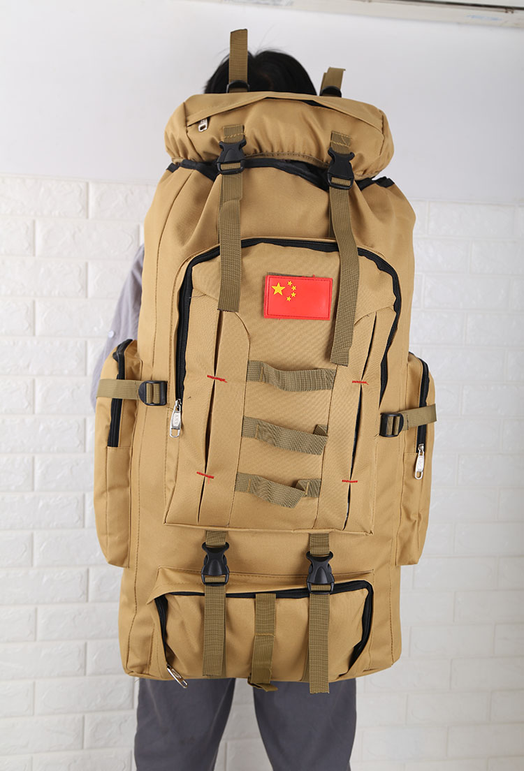 容量户外登山包运动迷彩背包衣服行李包双肩包旅行包背囊空军登上背包