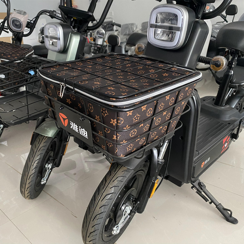 适用于适用于雅迪速威电动车前车筐内胆包自行车篓车篮防尘防漏防水内