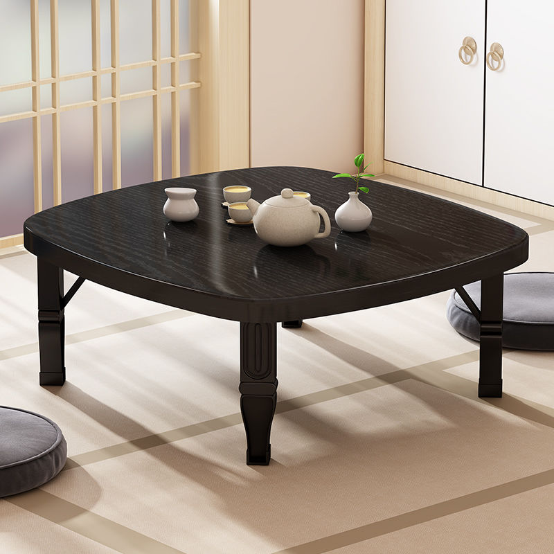 聚心祁折叠小炕桌吃饭小桌子床上书桌小炕桌榻榻米餐桌家用飘窗矮桌子