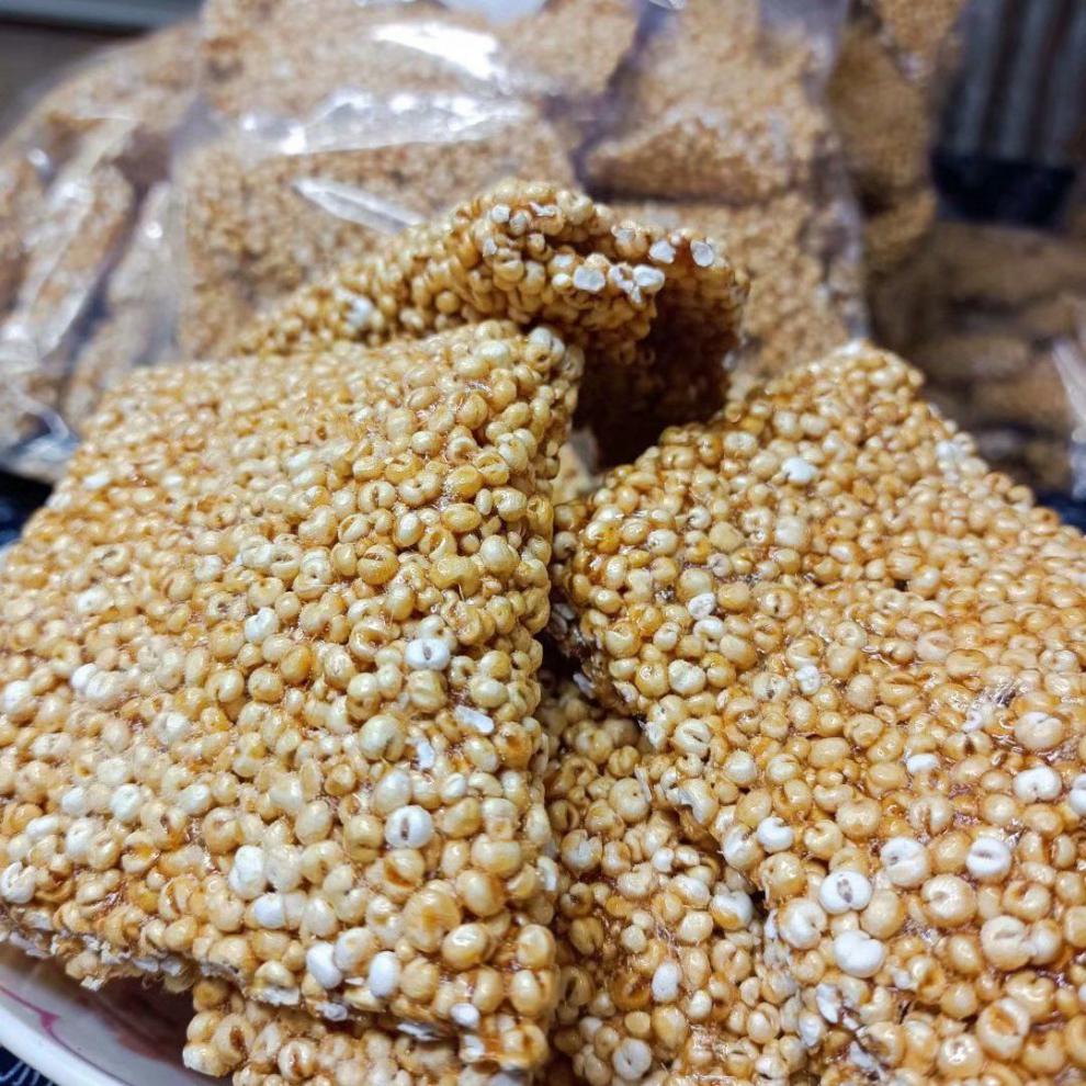 小米糖卷家乡特色糕点 山东菏泽老式传统怀旧零食 纯手工制作 小米糖