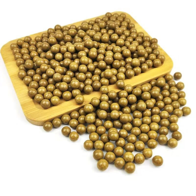 弹弓泥丸泥球89mm磁力加重安全泥丸超硬陶丸钢珠泥10公斤 黄色安全