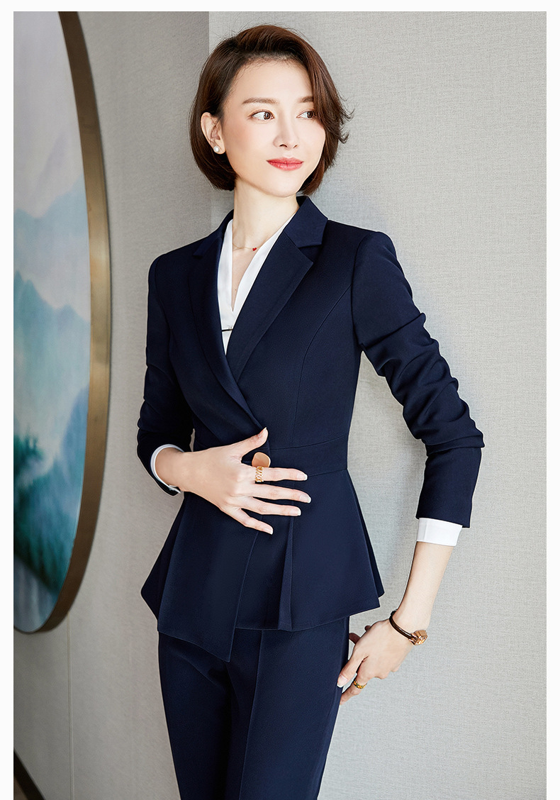 房地产销售职业装2022春季职业装女正装套装西服女经理保险物业客服