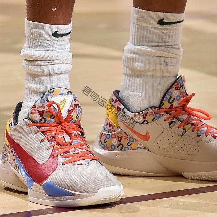 高版本公司级莆田纯原字母哥2代篮球鞋2ep白水泥黑白金气垫实战耐磨