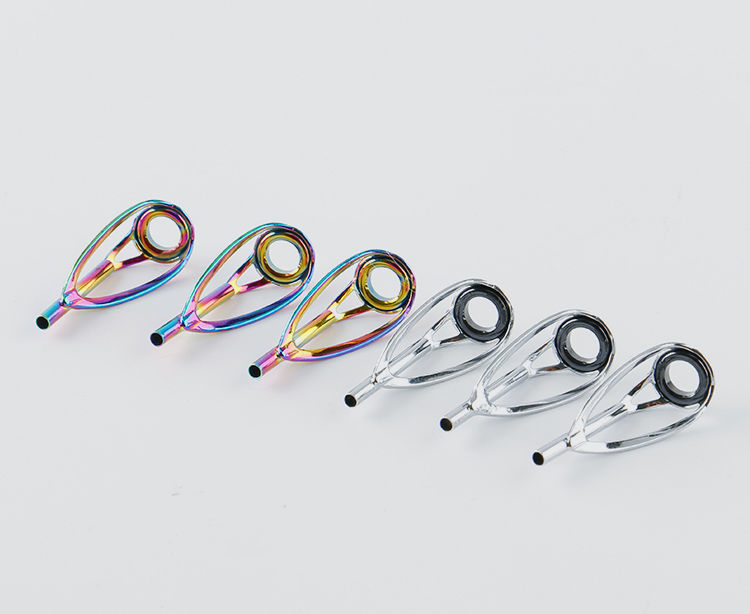 品界钓鱼配件钓鱼配件顶环防缠绕不锈钢材质diy矶竿路亚竿导环路亚竿