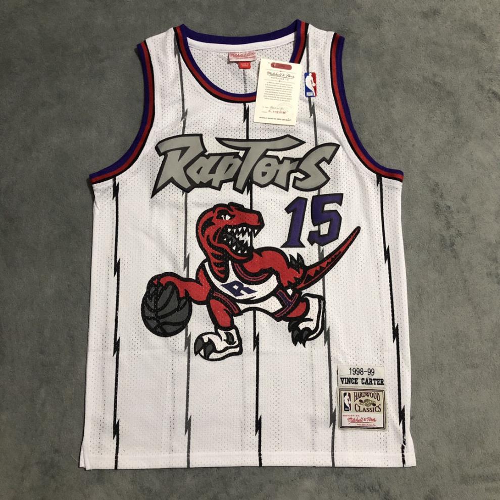 腾讯体育nba官方旗舰店同款猛龙队麦迪1号篮球服复古卡特15号训练运动