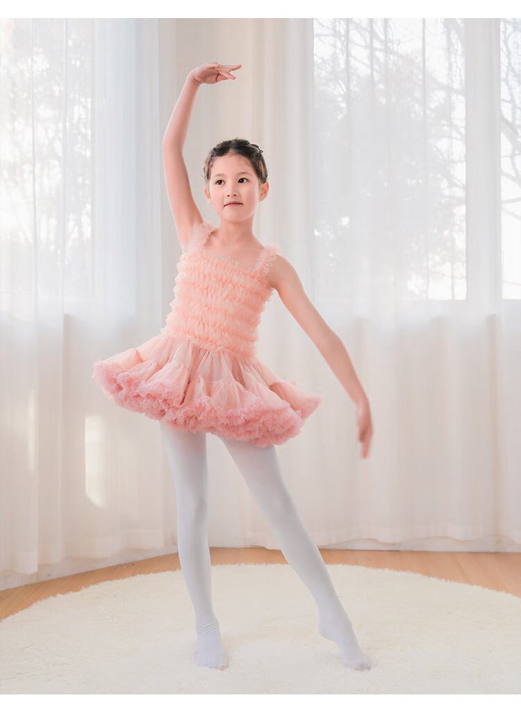 舞蹈袜小女孩连裤袜白色练功跳舞袜子适合3-12岁中大童穿学生百搭丝袜