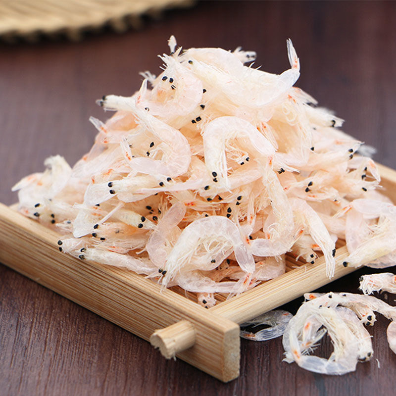 渔家自晒淡干小红虾米虾皮 特级无盐长岛小海米小虾米