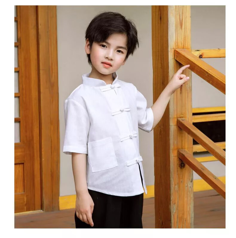 登纪小孩子喜欢的民国风儿童服装五四青年装民国学生装六一朗诵演出服