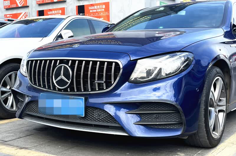 适用于奔驰改装中网 奔驰e级glc260 glc300 glc200 e200l e300l 改装g