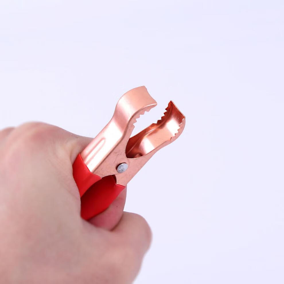 50a电瓶夹子电瓶卡子电瓶夹子纯铜电瓶搭线夹子鳄鱼夹导线汽车打火线