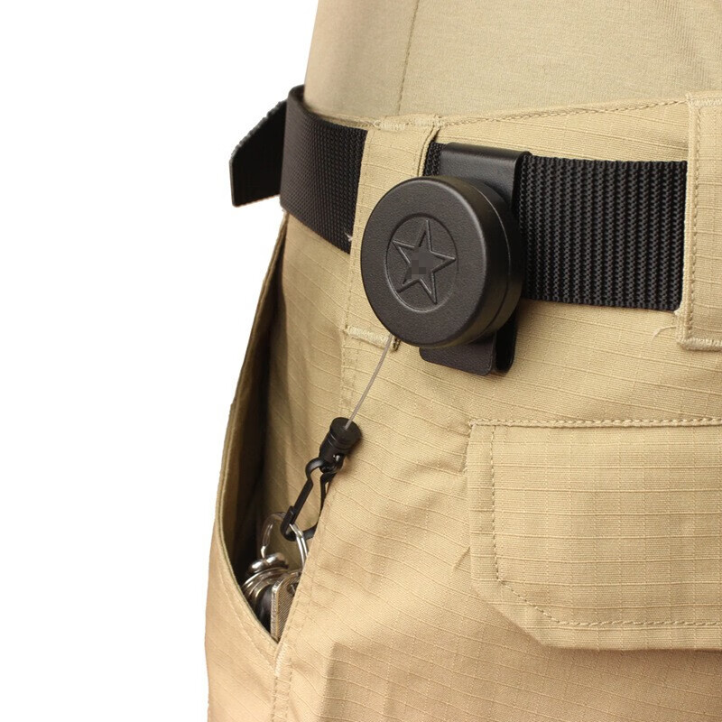 恒飞枪纲绳 加固型防丢防抢枪纲绳伸缩安全绳不锈钢挂绳弹力钢丝绳