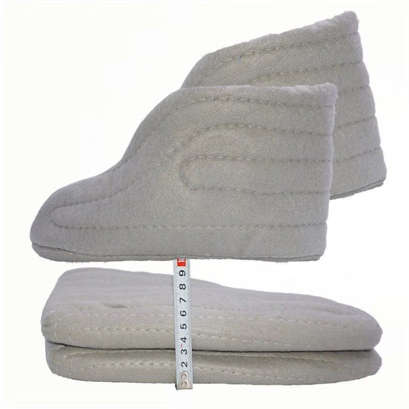 苏缇格毡袜防寒保暖水鞋冬季羊毛冷库专用男中筒中老年羊毛毡加绒毡