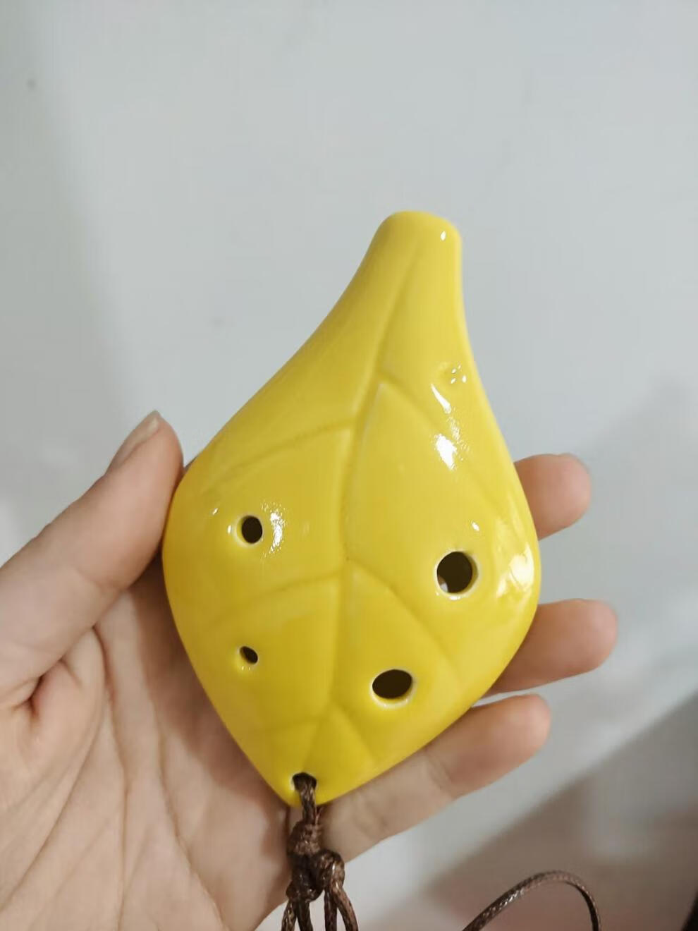 新型六孔陶笛短嘴 六孔陶笛 葫芦陶笛6孔初学ac调 简单易学乐器摆件