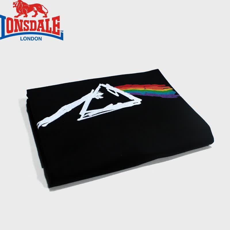 lonsdale品牌官方联名平克弗洛伊德pinkfloyd摇滚乐队纯棉短袖t恤rock