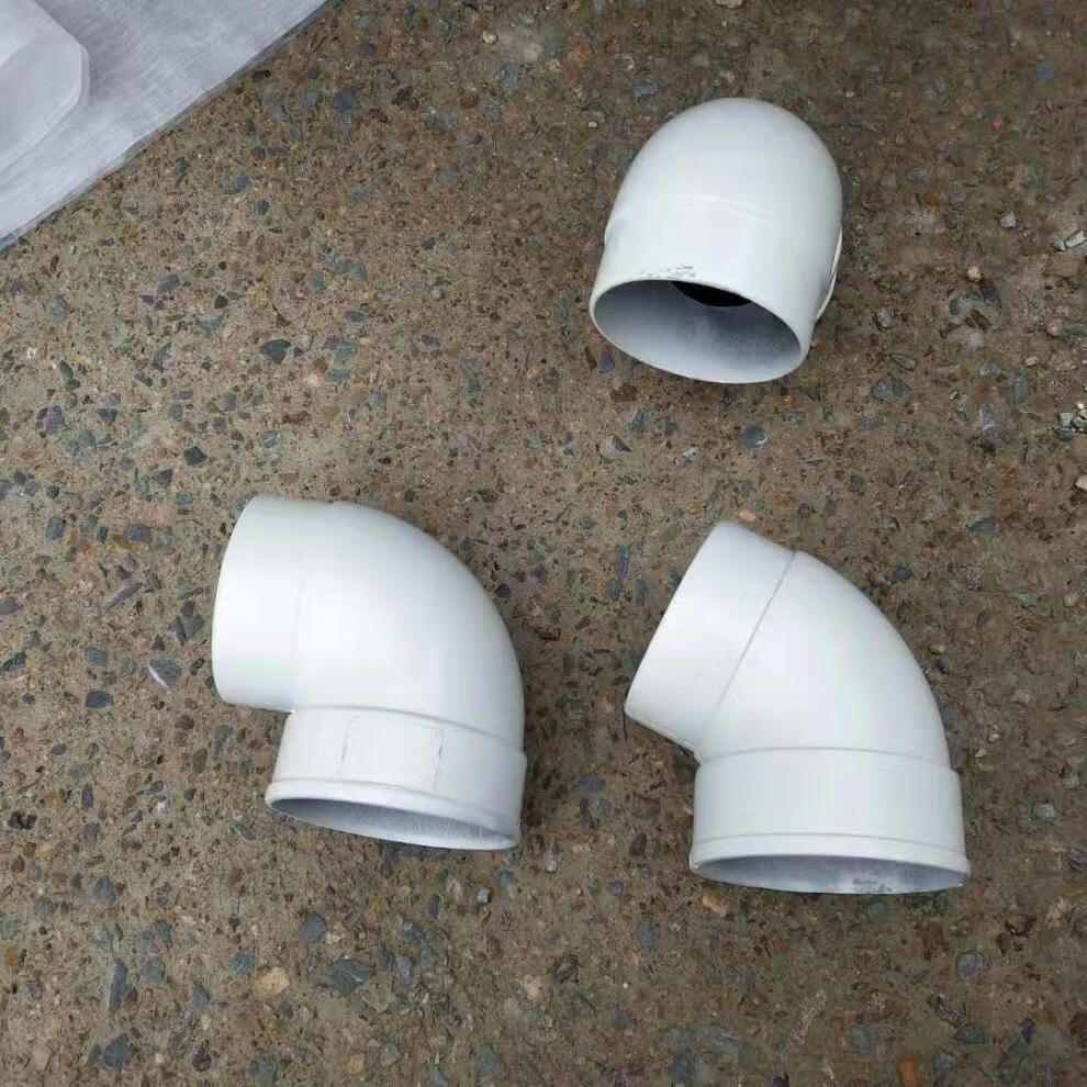 铝合金圆管弯头65度90度转弯接头落水管变向引流器雨水管弯头配件猛仲