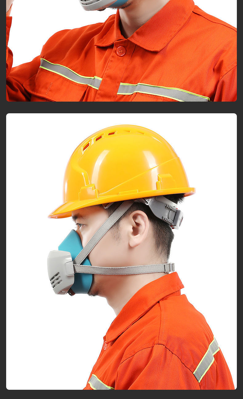 新品猪鼻子口罩防尘口罩硅胶防工业粉尘过滤棉透气打磨水泥煤矿木工