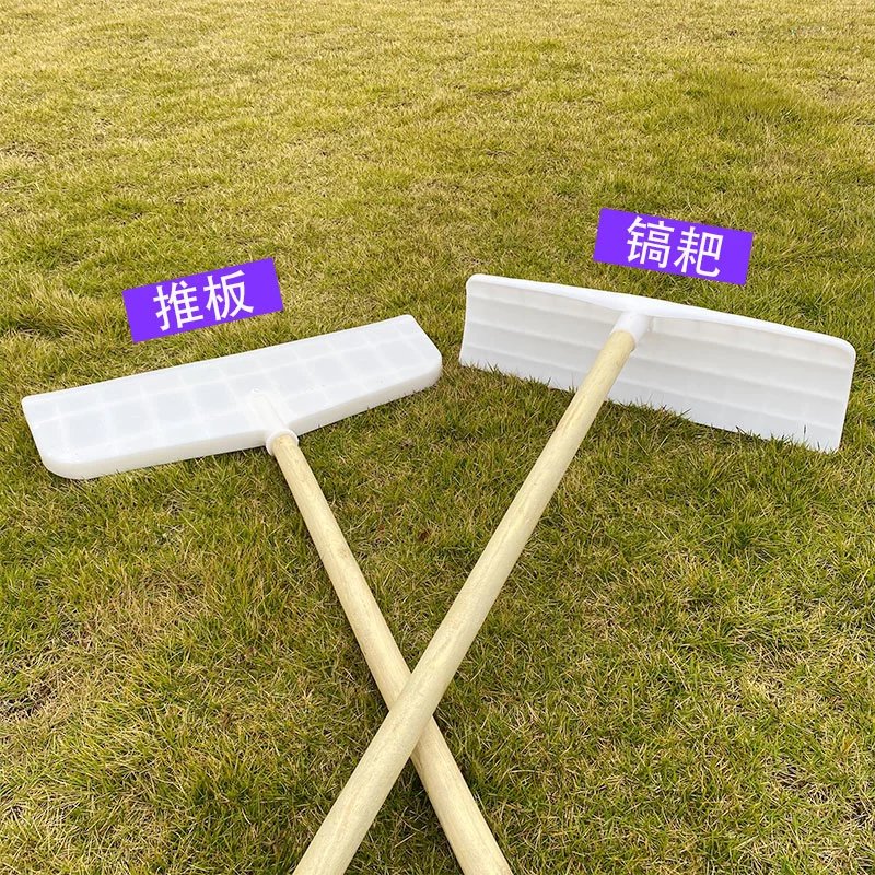 2022新升级大棚除雪神器刮雪板塑料耙子刮耙刮镐户外推雪板搂雪耙粮食