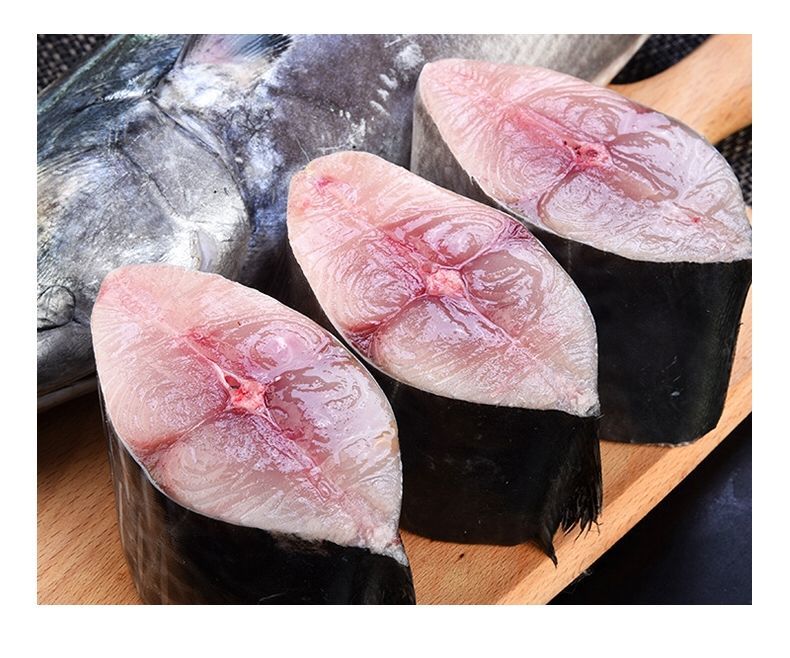 鲅鱼段新鲜现切马鲛鱼块水产冷冻鲅鱼冷冻海鱼马鲛鱼中段批发斓维品