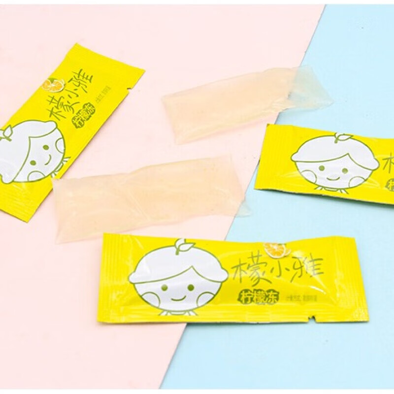 檬小雅500g柠檬冻冻糖柠檬糕水果布丁果冻糖果夏日休闲零食年货 200g*